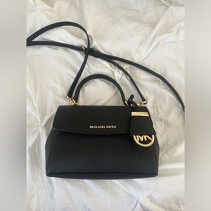 Micheal Kors Ava Extra-Small Saffiano Leather Crossbody